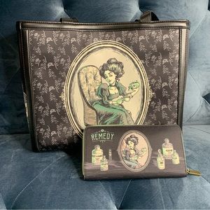 Chocolaticas Hot Chocolate Design Drug Store Poison & Remedy tote bag wallet